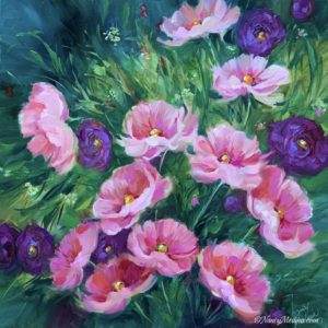 Pink Dancers Daisies and Ranunculus