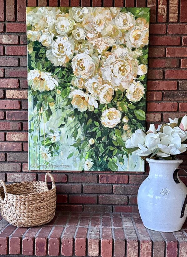 Blooming Joy Roses 40X30 wall