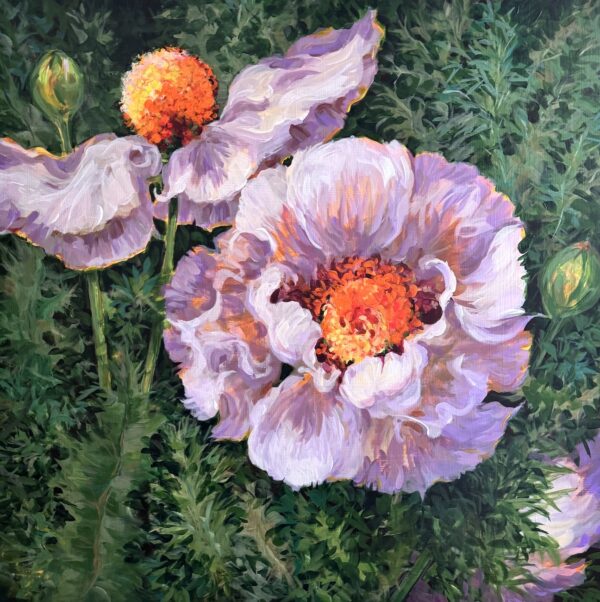 Take Me Away Poppies 40X40