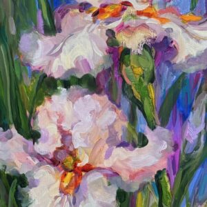 Dance in White Iris 20X10